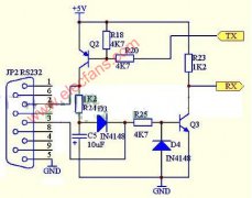 使用三极管来实现RS232接口－TTL转换电路