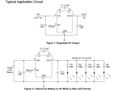 输入3.7V升压5V，3.7V转5V电路图芯片