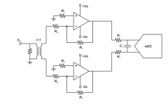 高速PCB布局：高速差分ADC驱动器轨至轨和轨至地