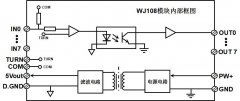 <b>8路NPN转PNP，5V电平转24V电平，信号转换模块 YL1</b>