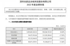 PCB订单减少致光韵达2022年度净利润同比下降11.
