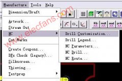 Allegro生成钻孔文件的步骤
