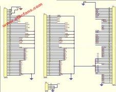 CF卡转IDE接口电路图