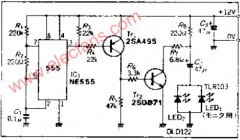 抗外来光能力强、结构简单的发光二极管发光电