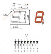 七段LED数码管引脚及其使用说明