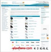 e络盟扩大库存,可提供8万余种连接器及电缆产品