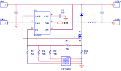 FP7122,FP7123,FP7125拨码调功率参数设置原理图