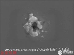 LED静电击穿点观察失效分析