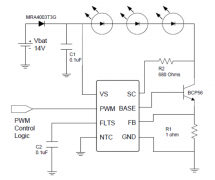 双级LED驱动方案/LED矩阵解决方案