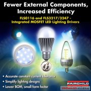 快捷半导体推出新型低功率LED驱动器整合MOSFET