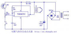 可燃气体全自动点火器电路图