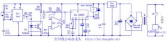 红外线自动水龙头电路图