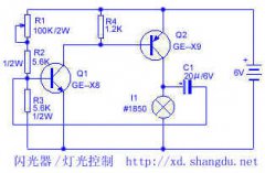 实用的闪烁灯电路图