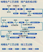鸡精生产工艺流程图 (按工艺过程)