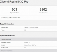 K30 Pro曝光采用了升降镜头设计屏幕支持120Hz刷新