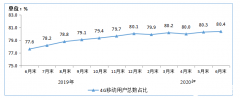 6月份三大运营商移动电话用户总数达15.95亿户，