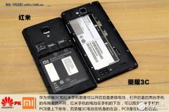 荣耀3C/红米拆解大PK：华为小米谁更强？