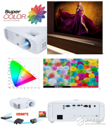 4K超高清家庭影院投影机带来的高清体验，共襄盛