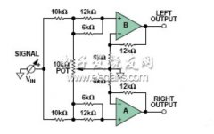 超低失真音频Panpot放大器的设计
