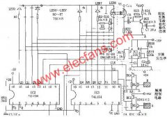 <b>74L194构成的八级触摸音量控制器</b>