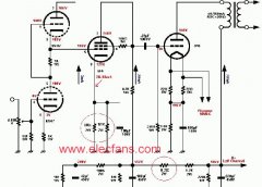用6sn7 6f6 845制作的优质功放电路