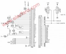 6688液晶屏控制电路图