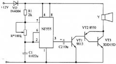摩托车，电动车电子喇叭的原理及制作方法
