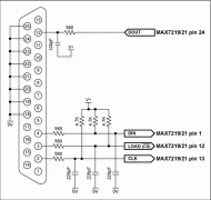 使用电脑进行实验的MAX7219和MAX7221LED显示驱