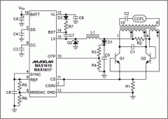 串联或并联白光LED的供电方案：电荷泵与升压型