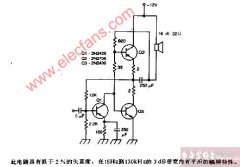 470mW互补对称式音频功率放大器电路图
