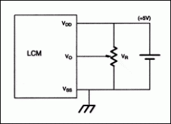 LCD Contrast Control Using Dal