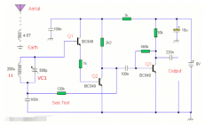 AM收音机接收器的电路图