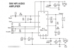 基于TDA7294的优秀音频放大电路