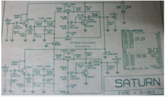 低成本12V立体声音调控制的电路图