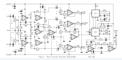 一个小型环绕声解码器电路