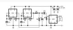 分享一个不错的汽车喇叭电路