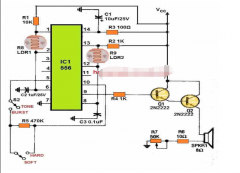 <b>光控音效发生器电路分享</b>