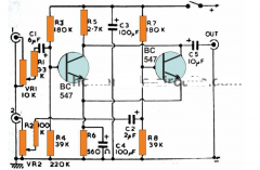 一种可以混合两个音频信号并在输出端产生组合