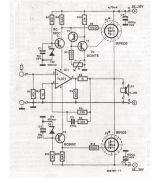 一款简单的MOSFET功率音频放大器电路