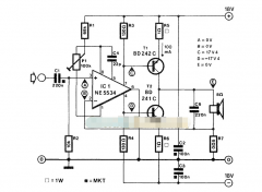<b>电流校正音频放大器电路图分享</b>
