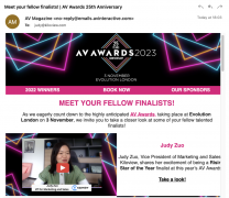 千视左瑞入围第25届AVAwards 2023“年度新星”决赛