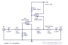有线电视放大器电路图讲解