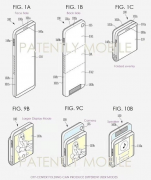 三星新申请的折叠屏专利图曝光采用了向后翻折