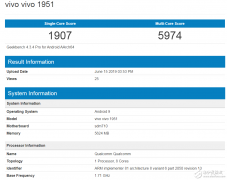 vivo Z5x衍生版曝光将搭载骁龙710处理器和6GB内存