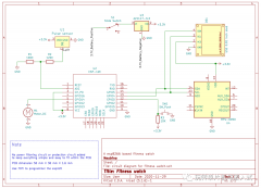 基于ESP8266的智能健康手表电路原理图