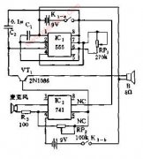 失声时喉咙替代装置电路图
