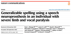 脑机接口解码失语瘫痪者大脑活动