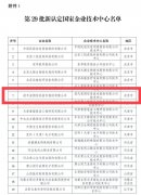 <b>航天宏图被认定为国家企业技术中心</b>