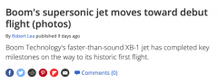 超音速客机研发成功，北美至中国旅程缩短至6小
