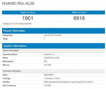 荣耀note10跑分成绩首次浮出水面，与华为P20系列